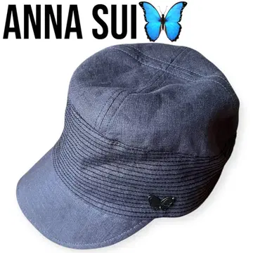 안나수이 ANNA SUI 버터플라이 참 포함 모자 헌팅 캡 (그레이)
