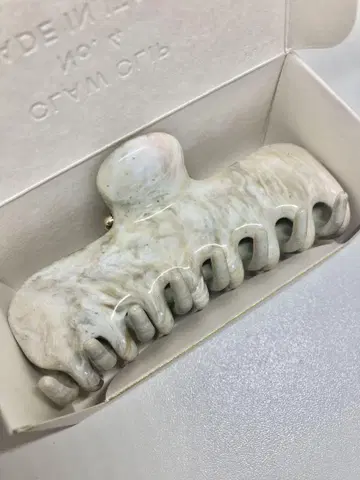 UNDO HAIRWARE 클로 클립 No. 4 Green Marble