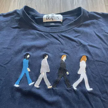 SHIPS THE BEATLES 티셔츠 네이비 반팔