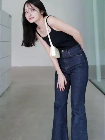 UNROVAL 플레어 데님 팬츠 인디고 M