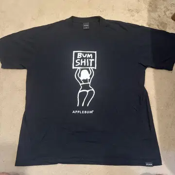 APPLEBUM 블랙 티셔츠 L