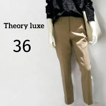 새상품급 띠어리 럭스 초여름에 딱 맞는 스트레치 팬츠 S 베이지