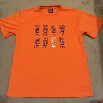 ONE HUNDRED ATHLETIC 오렌지 티셔츠 L 사이즈