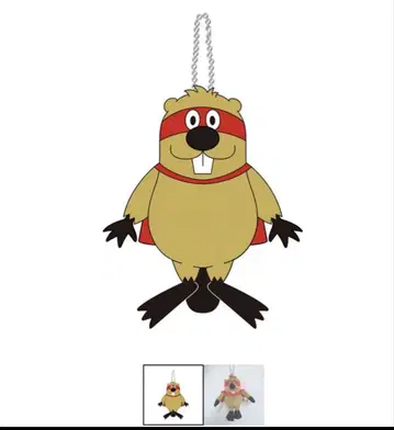 SUPERBEAVER 마스크 도비 비버 마스코트 키링