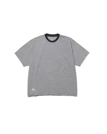 미크로 보더 S/S 티셔츠 화이트*블랙