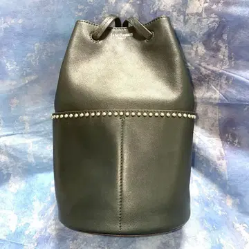 새상품급 J&M DAVIDSON 핸드백 스터드 가죽 미니 데이지
