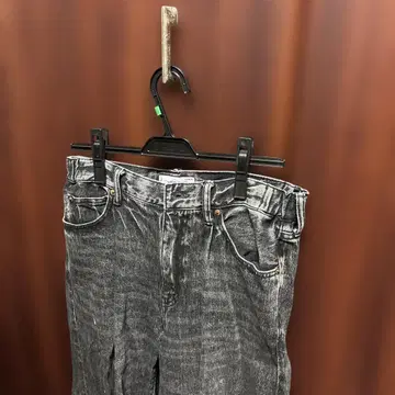 DENIM & MILITARY 블랙 데님 팬츠