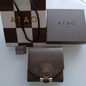 새상품급! ATAO 로트로 대용량 두겹 지갑 토프 색상