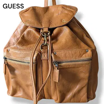 GUESS 게스 백팩 가죽 브라운 콜론과 귀여운 형태