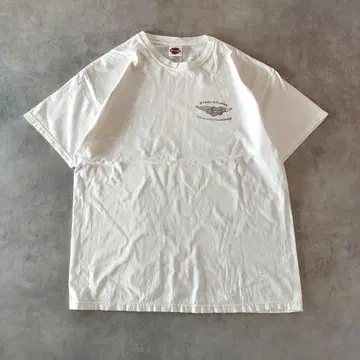 할리데이비슨 헤인즈 티셔츠 USA제 00s XL 화이트 14847