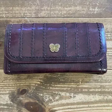 ANNA SUI 안나수이 가죽 장지갑 가마구치