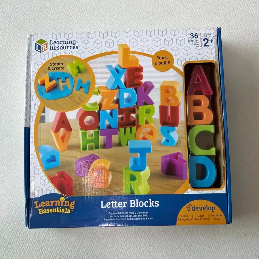 Learning Resources Alphabet Blocks #러닝리소스,#러닝리소스알파벳,#유아교구,#유이장난감,#알파벳 on  Bunjang Global Site., image size:900x900