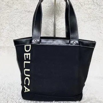 DEAN&DELUCA NY 한정판 토트백 캔버스 스트라이프 블랙