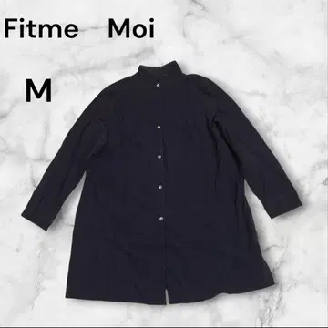 Fitme Moi 코튼 긴팔 블랙 여성용 M 얇은 소재
