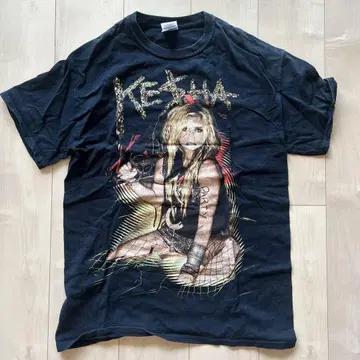 Kesha 그래픽 티셔츠 M 블랙
