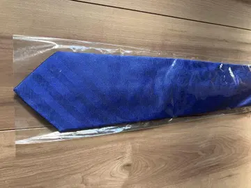 던힐 파랑 헤링본 넥타이 미사용