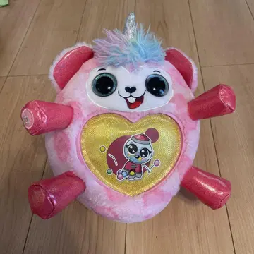 하트 모양 팬더 봉제 인형