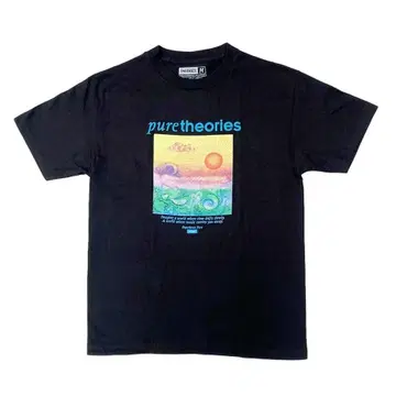 이론 티셔츠 25SPRING 순수한 분위기 블랙