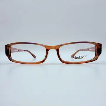 MerkMal 안경 프레임 5003 클리어 브라운 계열 사바에 일본제