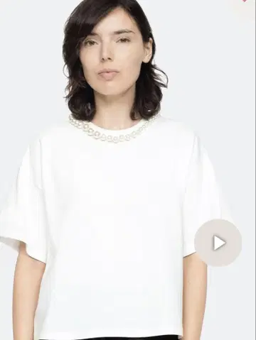 SEA NEW YORK 화이트 티셔츠 반팔