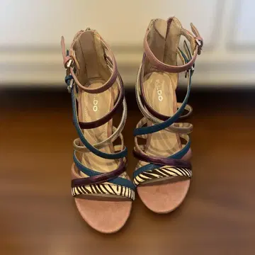 멀티 컬러 스트랩 샌들 하이 힐 ALDO