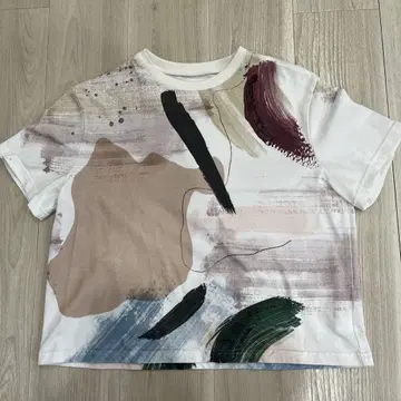 AMERI 아트 프린트 반팔 티셔츠
