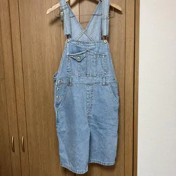bass jeans 오버롤 살로펫 숏