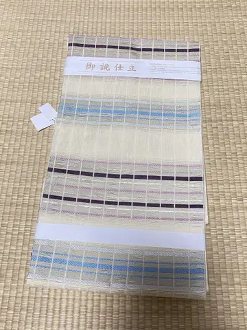 나고야 오비 금실 은실 맞춤 미사용 새상품 여름 오비