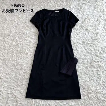 FIGNO 반팔 원피스 수험 초등학교 수험 설명회 학교 행사 포멀