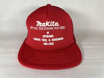 초레어 새상품급 USA 한정판 MAKITA 트래커 로프 캡 기업용 메쉬