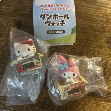 [ 2개 세트 ] 산리오 캐릭터즈 종이상자 워치
