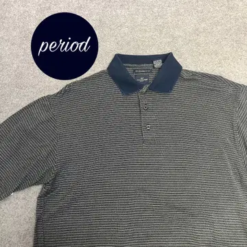 P2098 DOCKERS 패턴 반팔 골프 피케 셔츠