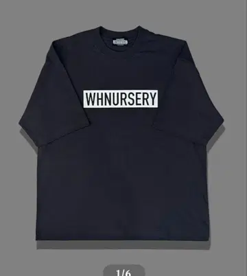 WHNURSERY 다크 그레이 티셔츠 오버 사이즈