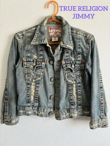 TRUE RELIGION JIMMY 데님 자켓 XL 여성용