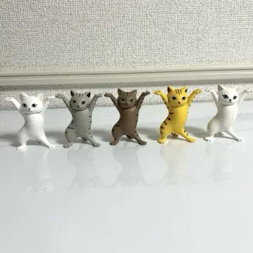 고양이 펜꽂이 5개 세트