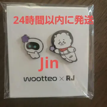 BTS JIN 우트 & RJ 핀 배지 공식