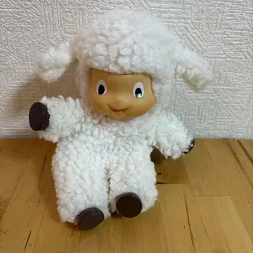 산리오 양 봉제 인형 쇼와 레트로 (m
