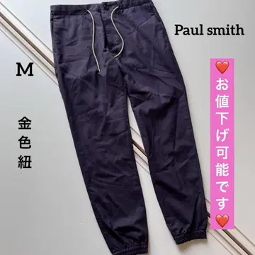 Paul smith 슬랙스 퍼플 금 끈 M