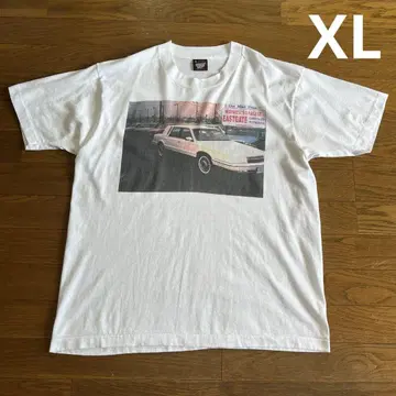 90년대 USA 제작 링컨 타운카 T셔츠 XL 화이트 포토 프린트