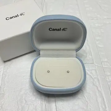 Canal 4C 다이아몬드 & 펄 귀걸이 세트