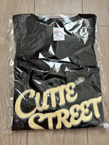 CUTIE STREET 로고 티셔츠 블랙 L
