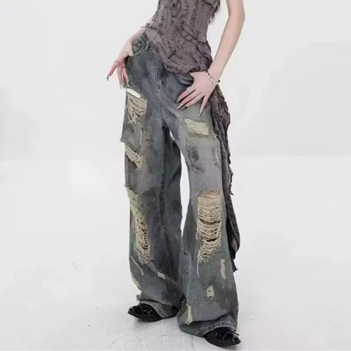 Pandora Fit [WIDE] Deft Jeans on Bunjang Global Site.