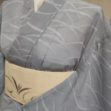 순수 실크 문사 지바 무늬 직조 후리사게 (159)