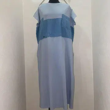 루피리안 컷소 인디고 데님 롱 원피스 새상품