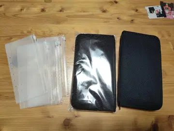무인양품 폴리에스테르 여권 케이스 클리어 포켓 부착 2개 세트 모음