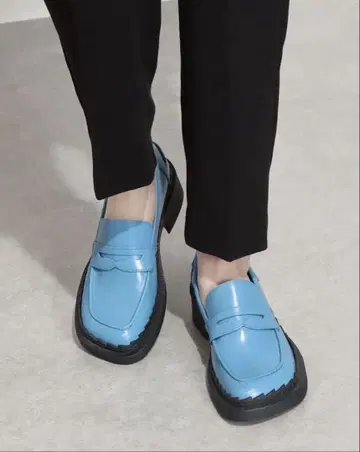 미사용 Camper 캠퍼 TAYLOR 코인 로퍼 블루 38