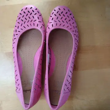 Clarks active AIR 핑크 플랫슈즈