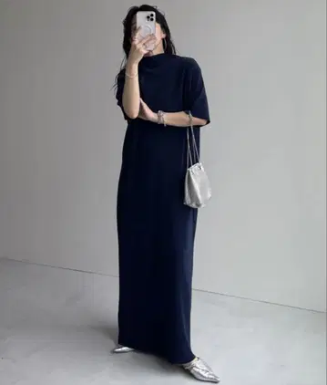 wee9s 데일리 데일리 슈퍼 스트레치 플리츠 원피스 Long