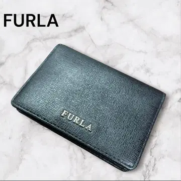 FURLA 훌라 카드 케이스 명함 지갑 블랙 검정