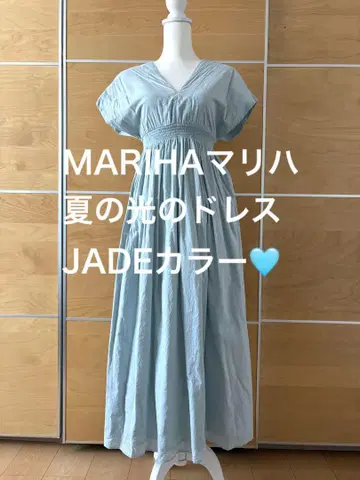 새상품급 MARIHA 여름 빛의 드레스 JADE 36
